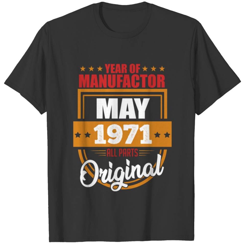 Vintage car saying for 50th birthday 50 years T Shirts