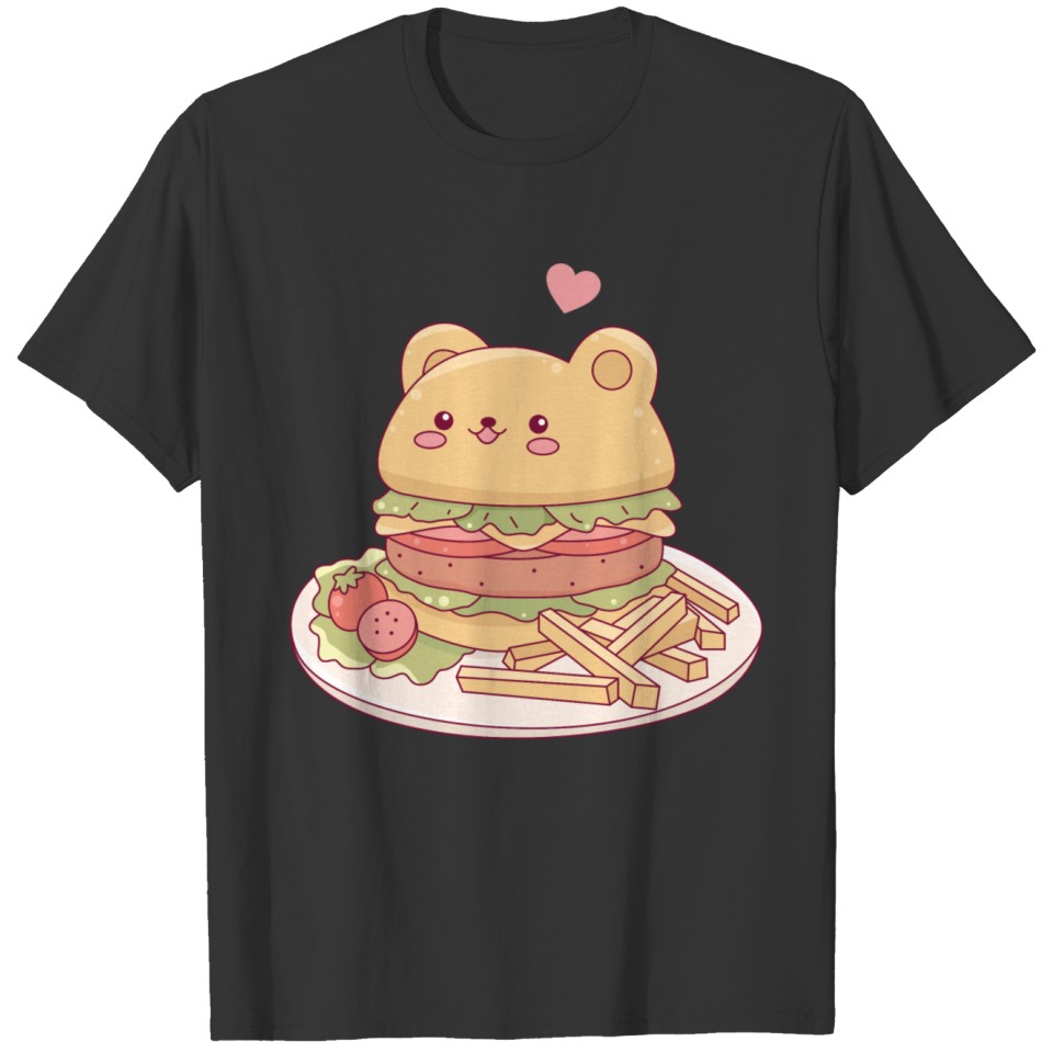 Cute Sweet Dessert Burger T-shirt