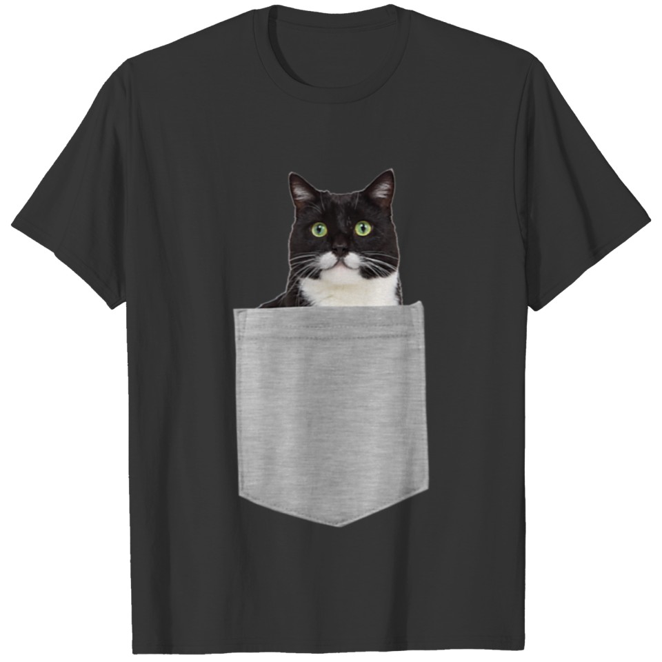 Cat in Your Pocket Tuxedo T ShirtCat in Your Pocke T-shirt