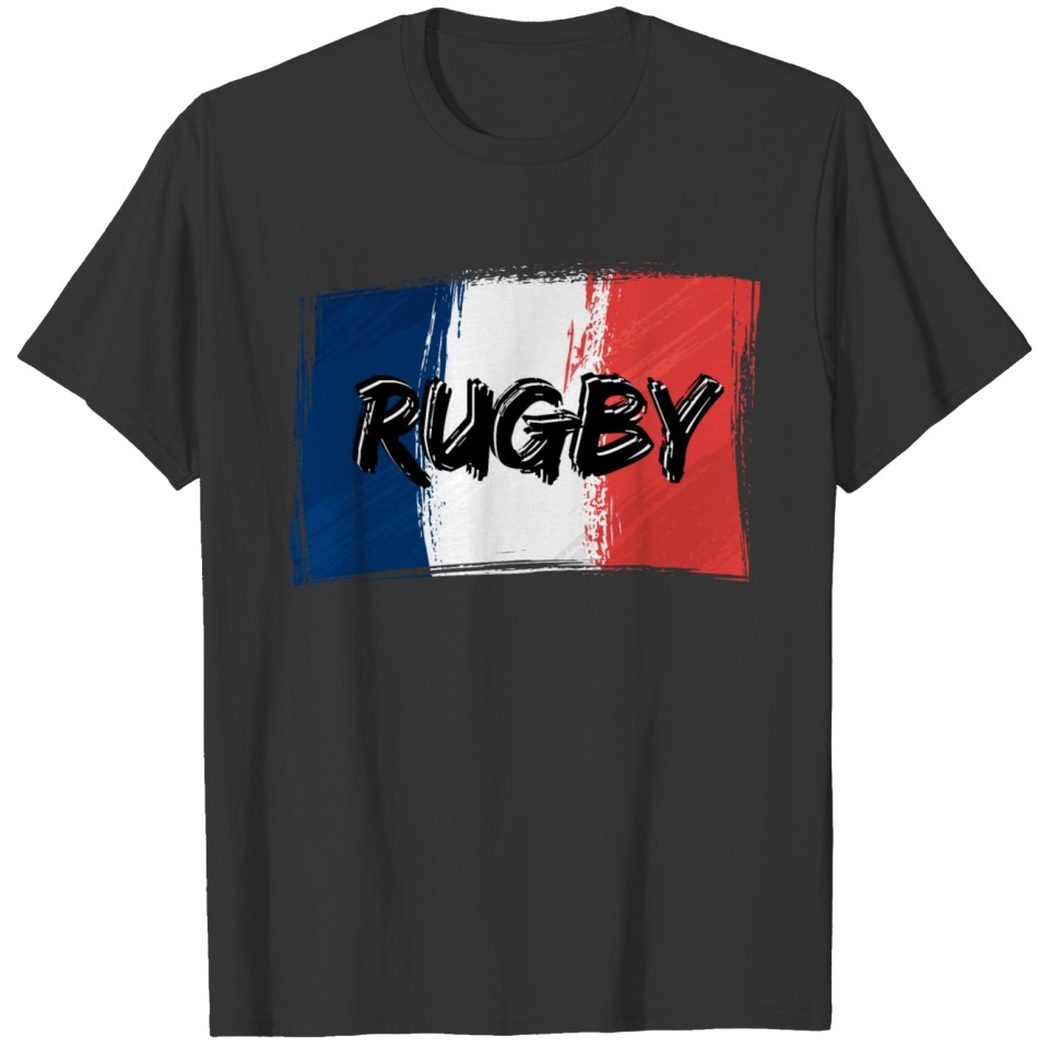 Rugby Game Player Fan Ball Sport France T-shirt