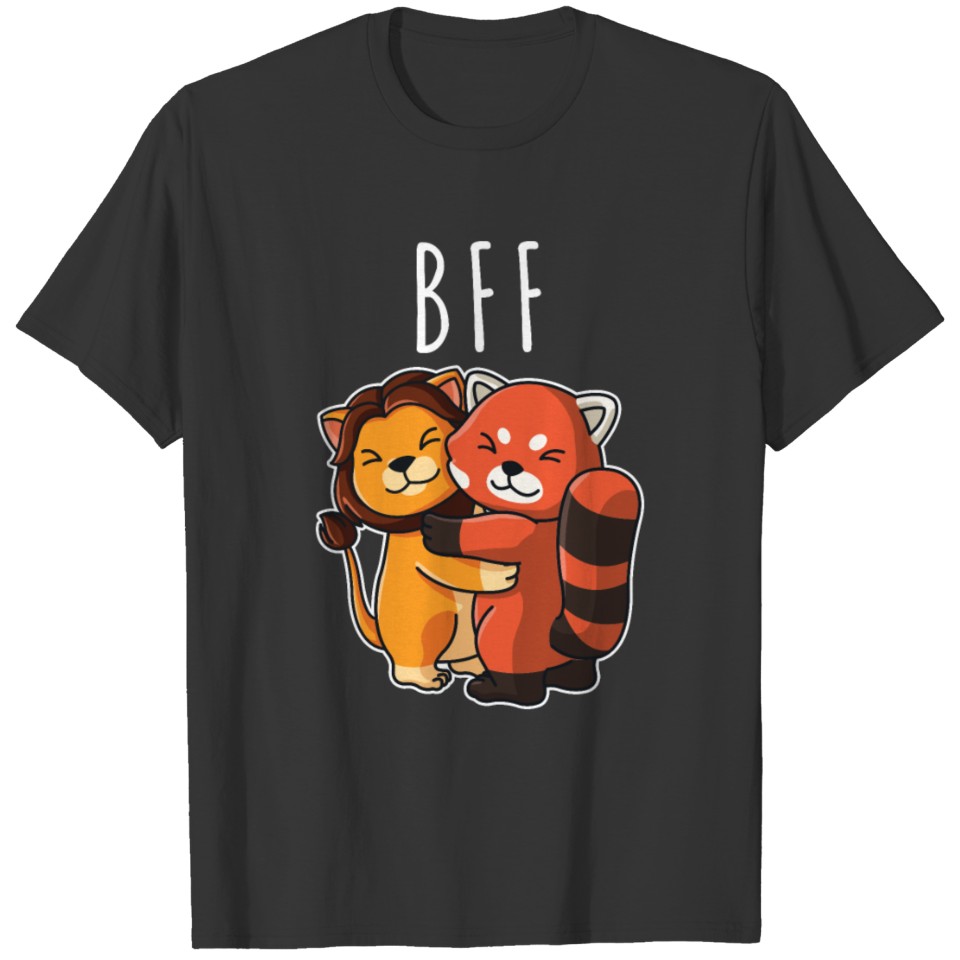 BFF best friend friendship for two girls matching T-shirt