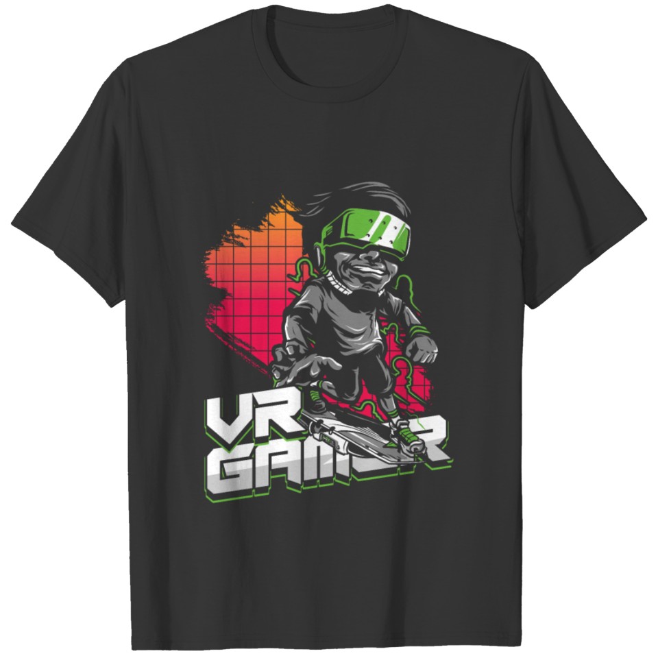 VR Gamer Virtual Reality Gaming Gift T-shirt