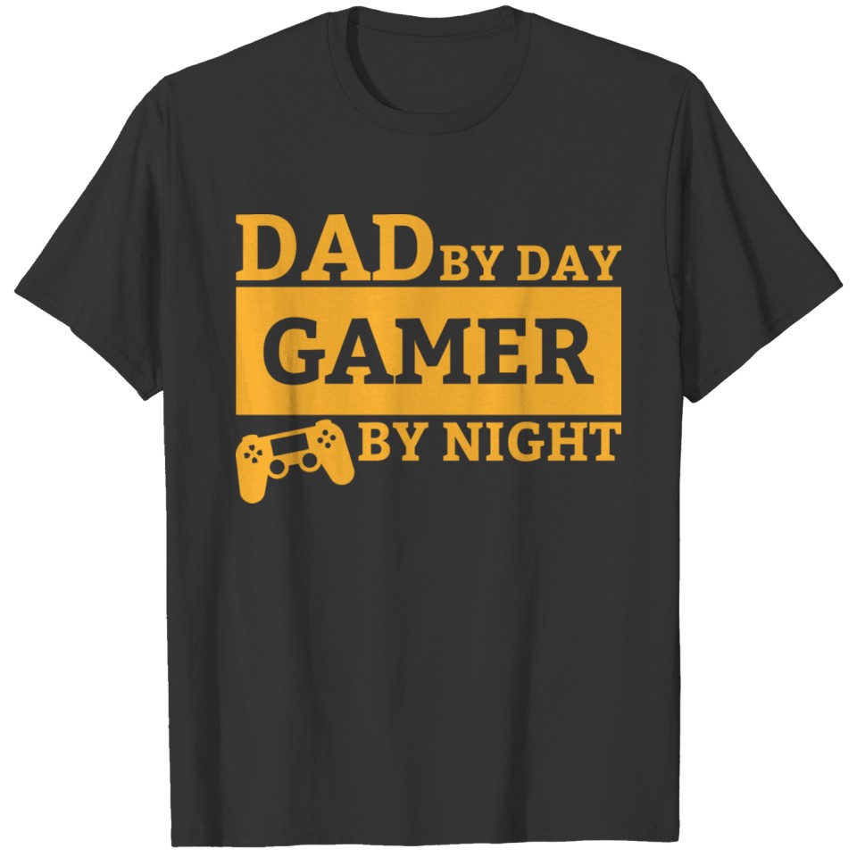 Dad gamer gift father father's day saying T-shirt