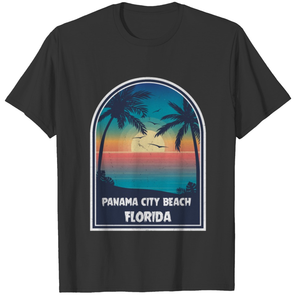 Panama City Beach Florida Vintage Retro 70s 80s T Shirts
