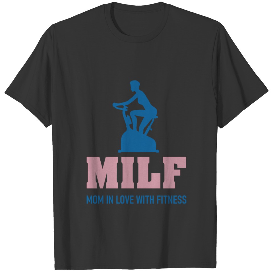 Mom in love with fitness gift wife Russia T Shirts