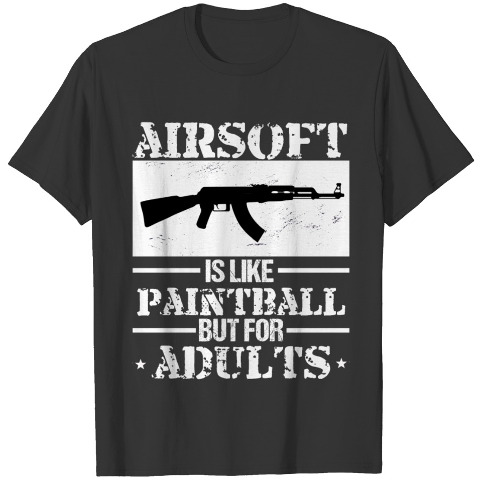 Airsofting Combat Sports Paintball Airsoft Player T-shirt