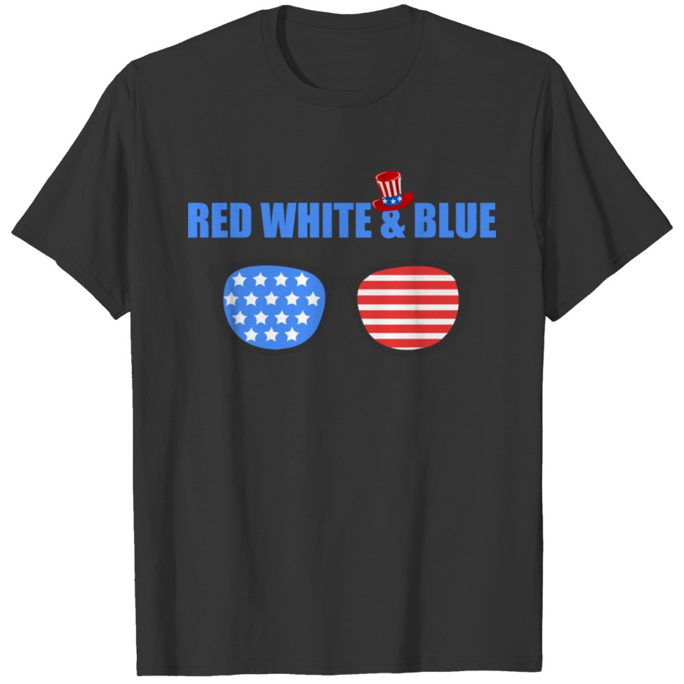 Red White And Blue Vision T-shirt