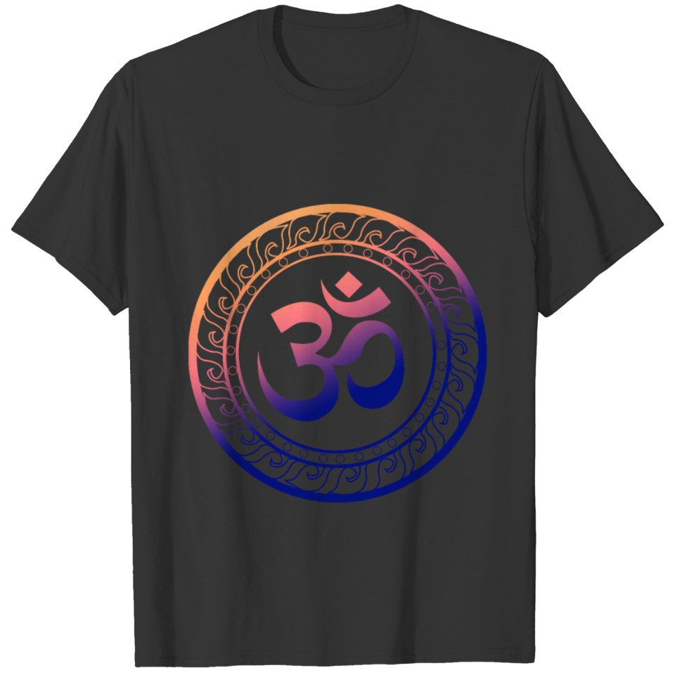 Om Ohm Aum Buddhism Symbol Yoga Sanskrit T-shirt