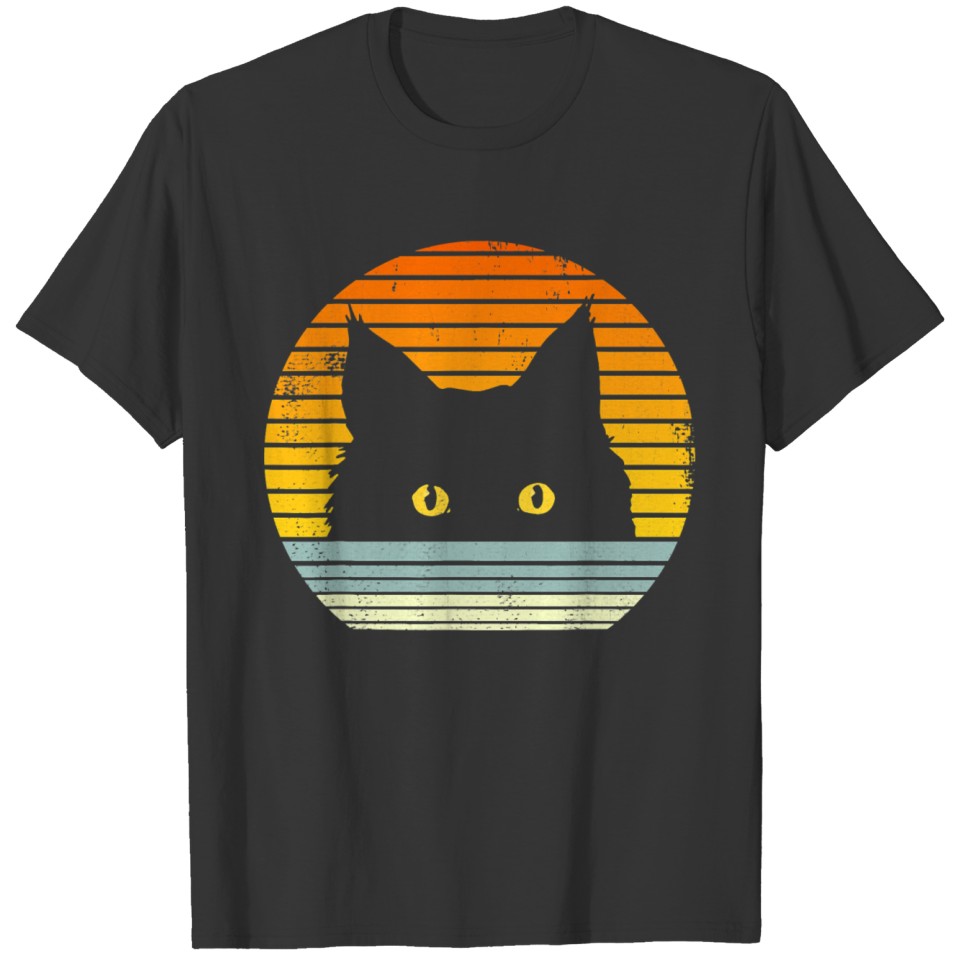 Cat Retro Style Vintage Cat Mom and Cat Dad Fun T Shirts