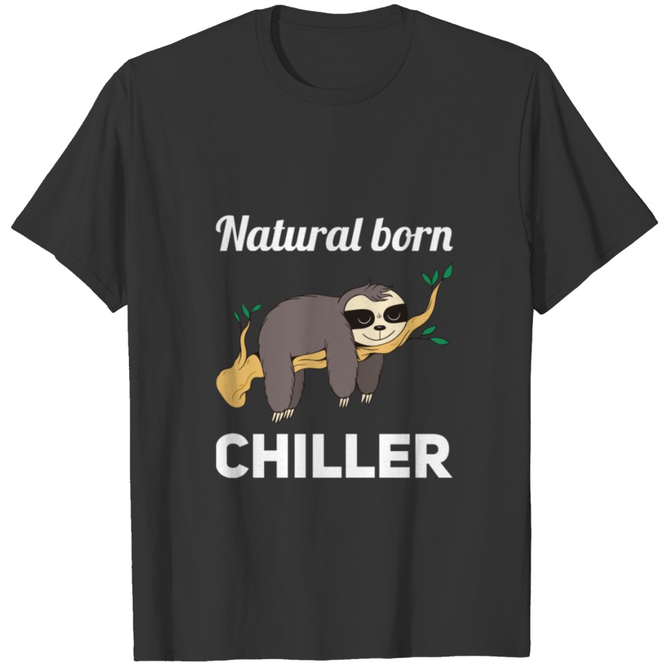 Sloth Lazy Animal Animals Funny Funny Laugh T-shirt