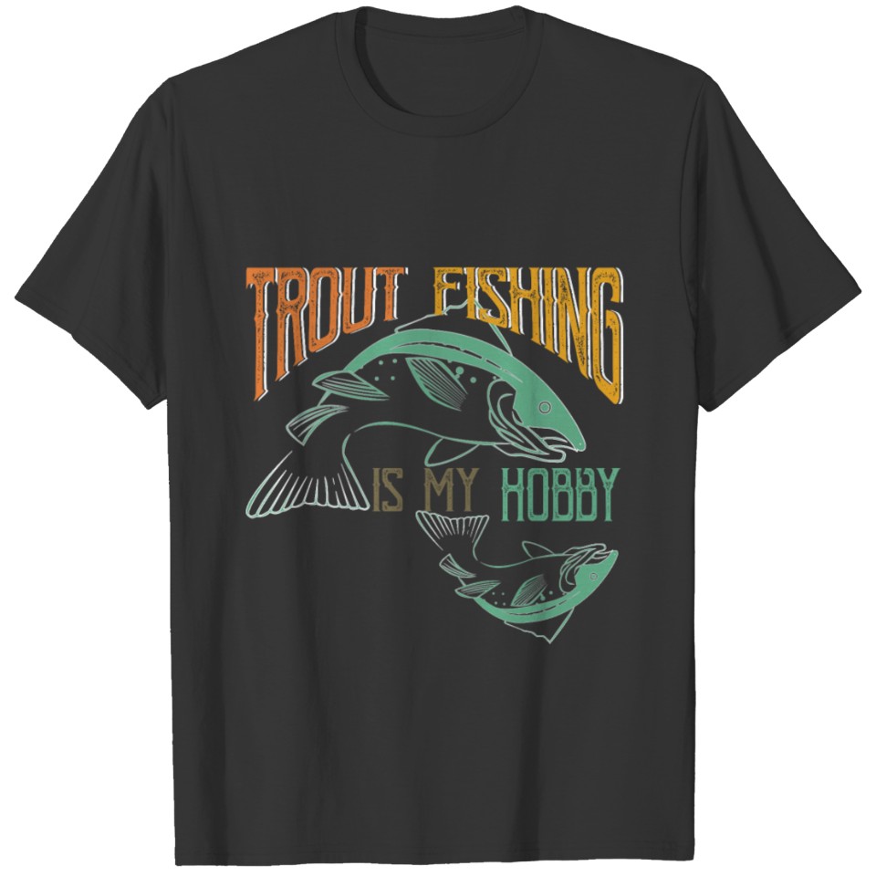 Salmonid trout fishing - rainbow trout T Shirts