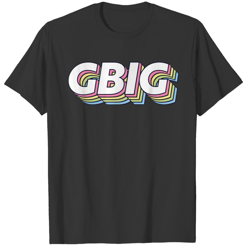 Womens Retro GBig Reveal Sorority Little Sister Bi T Shirts