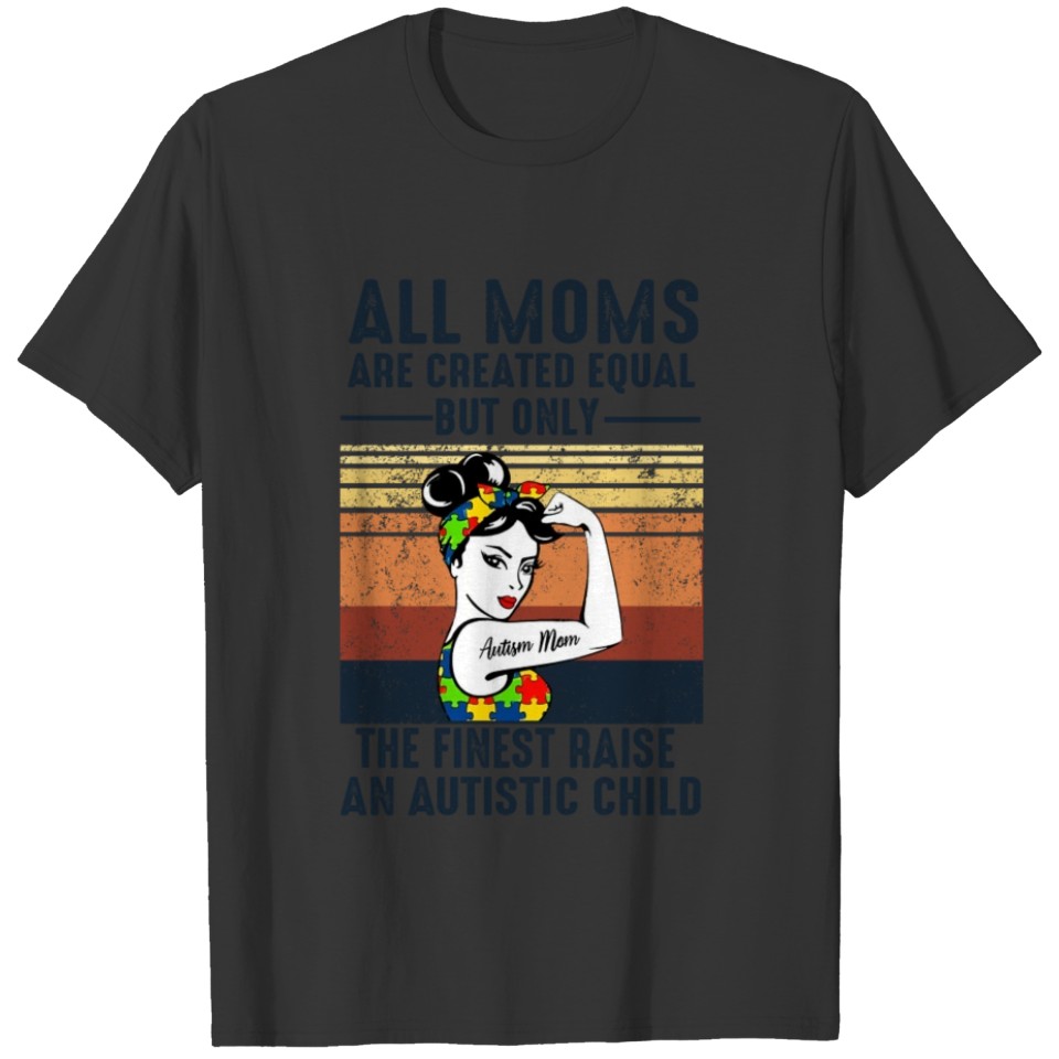 Autism Mom Raise An Autistic Autism Awareness T-shirt
