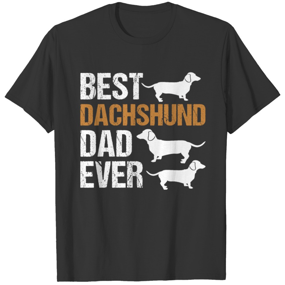 Dachshund Dad Dachshund Dog Daddy Father Gift T Shirts
