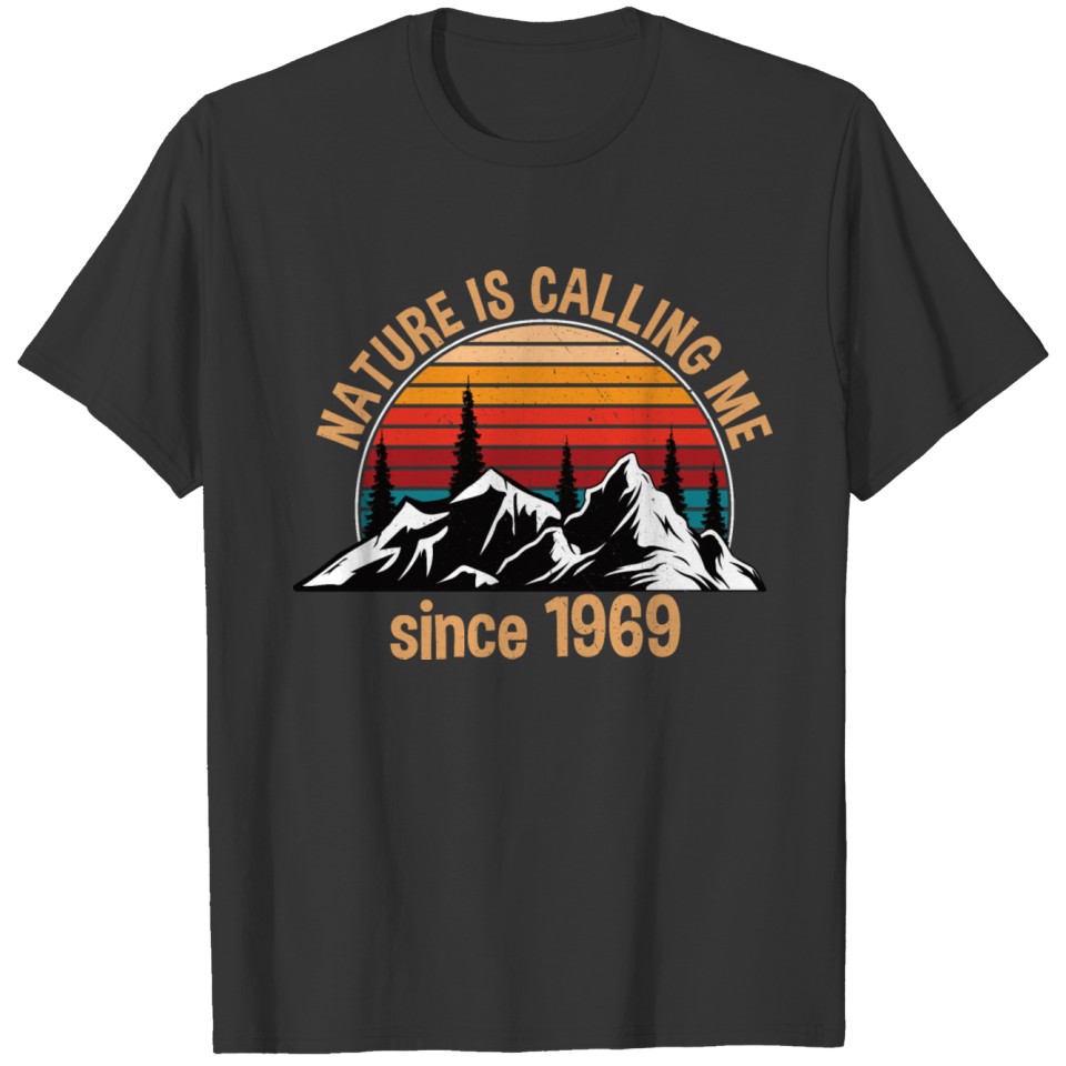 Hiking Hiker Birthday 1969 Funny Gift T-shirt