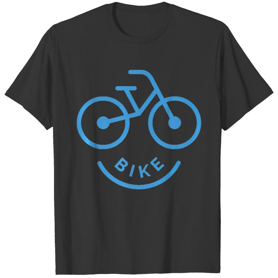 Cool Bicycle Face Biking Cyclist Men Women Gift T-shirt