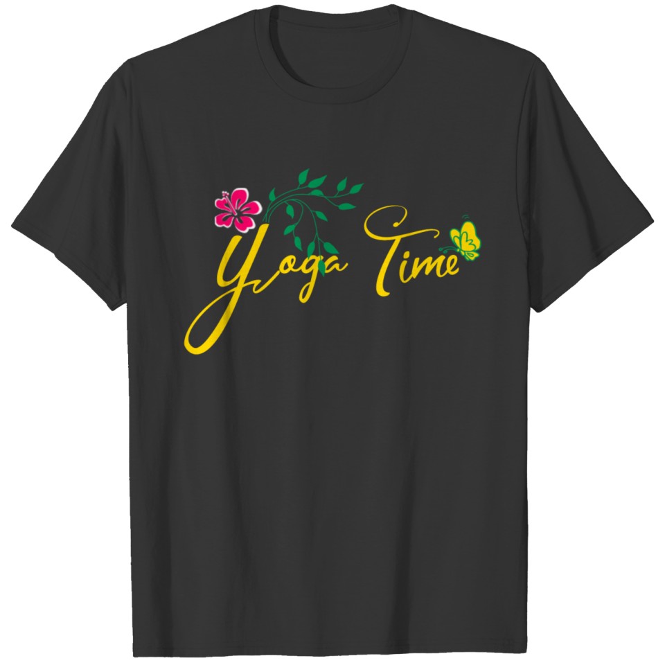 yoga time blooming energy T-shirt