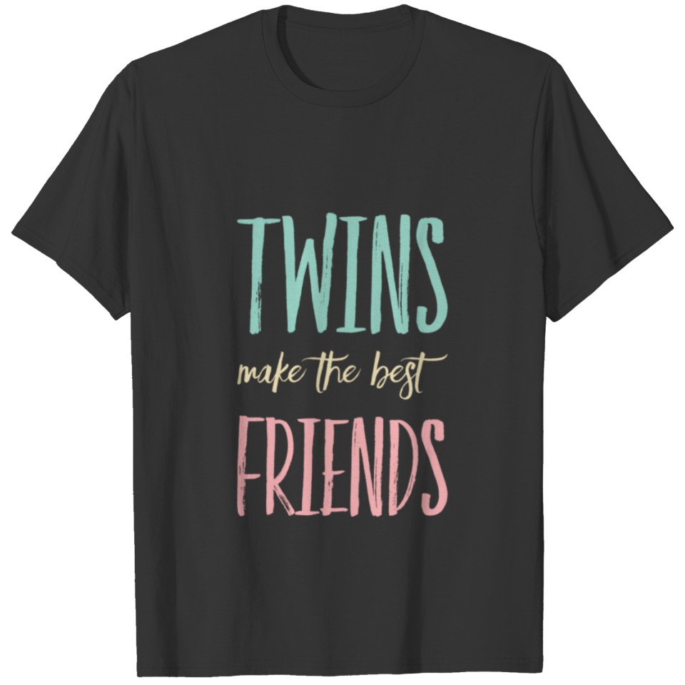 Twins Siblings Brother Sister Family T-shirt