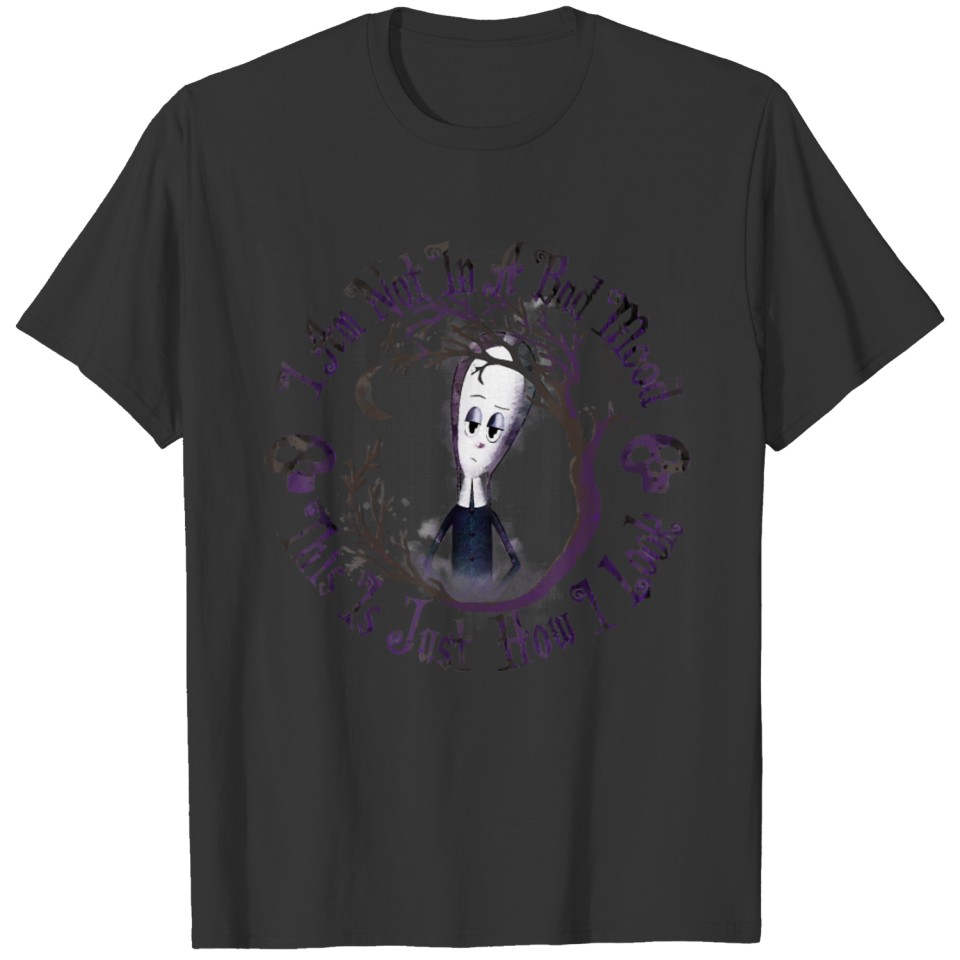 Addams Family Wednesday Just How I Look Portrait T Shirts