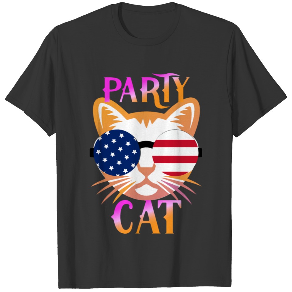 Party cat T-shirt