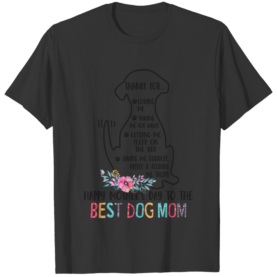 Happy Mother s Day Dog Mom T-shirt