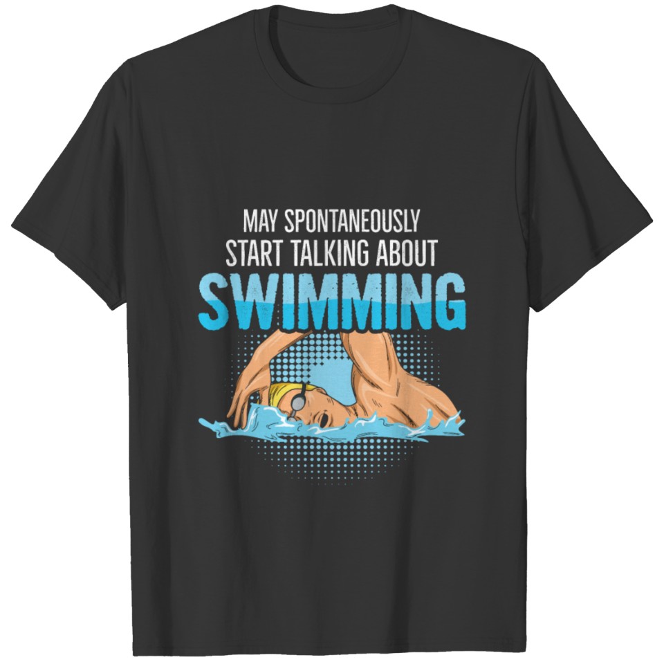 Swim Club Design for a Swim Team Member T-shirt