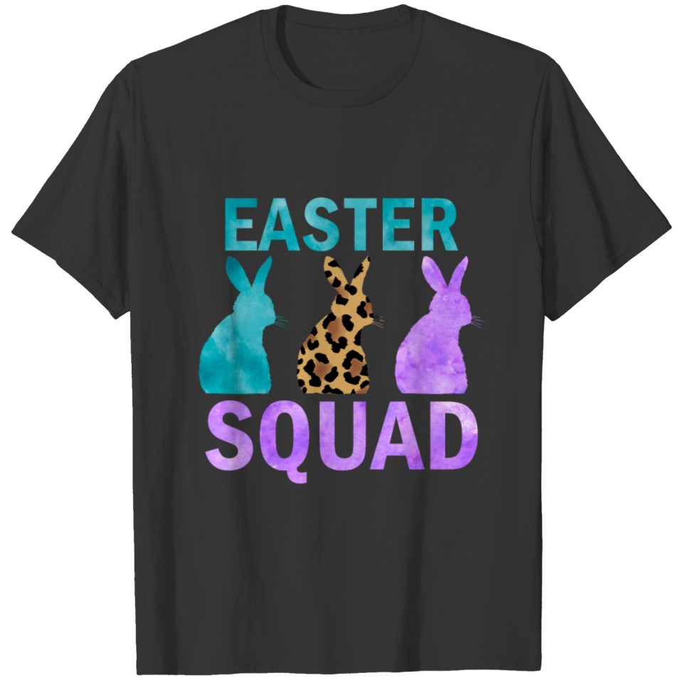 Easter Squad for Women and Girls Easter Bunny T Shirts