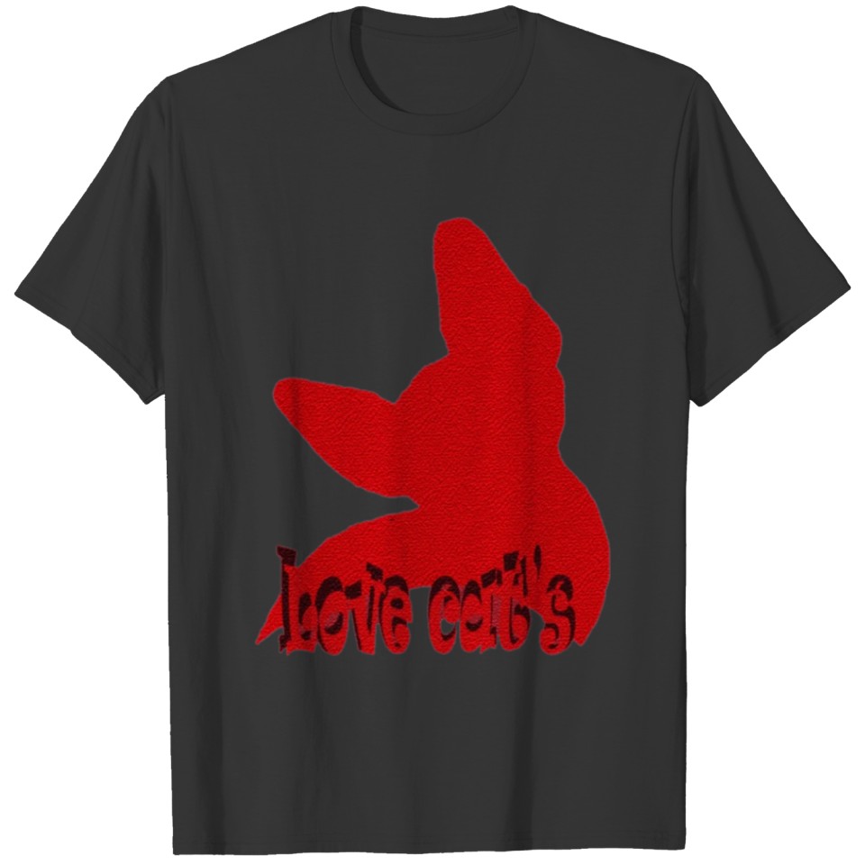 Red cat Classic T Shirts