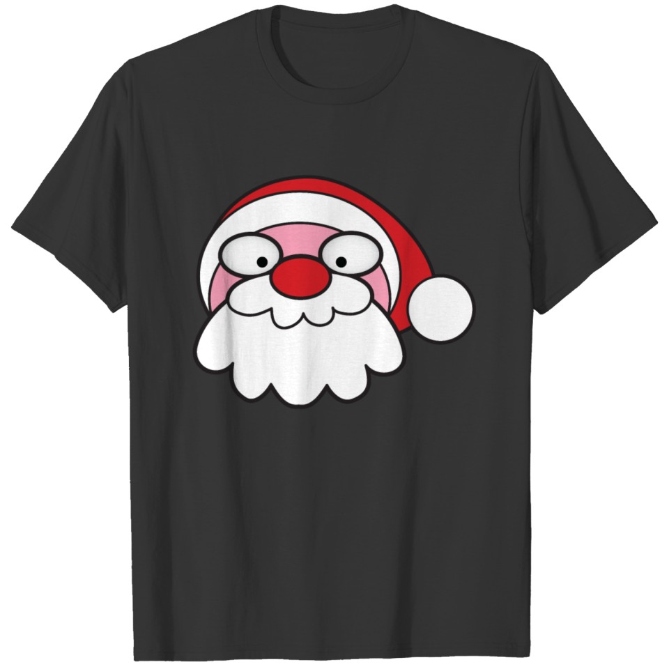 Santa face looking down cutie T Shirts