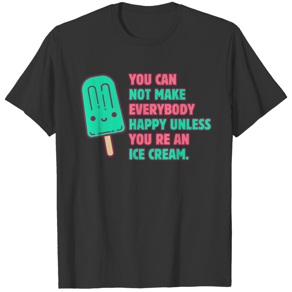 Funny Ice cream Sweet Tooth Fans Summer Eating Coo T-shirt