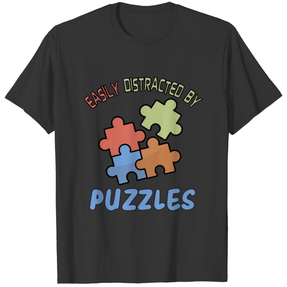 Puzzles Puzzle Lover Jigzaw Puzzle Gift Idea T-shirt