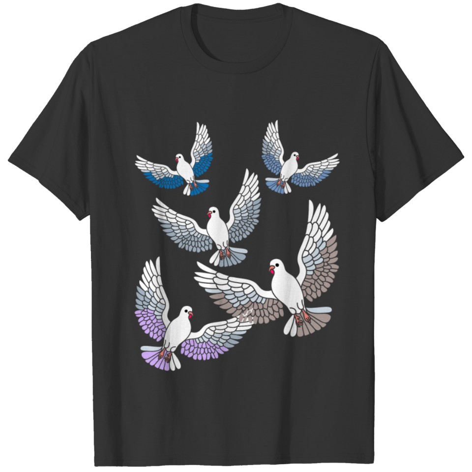 Dove of Peace Freedom Dove fly Jesus God Veteran T-shirt