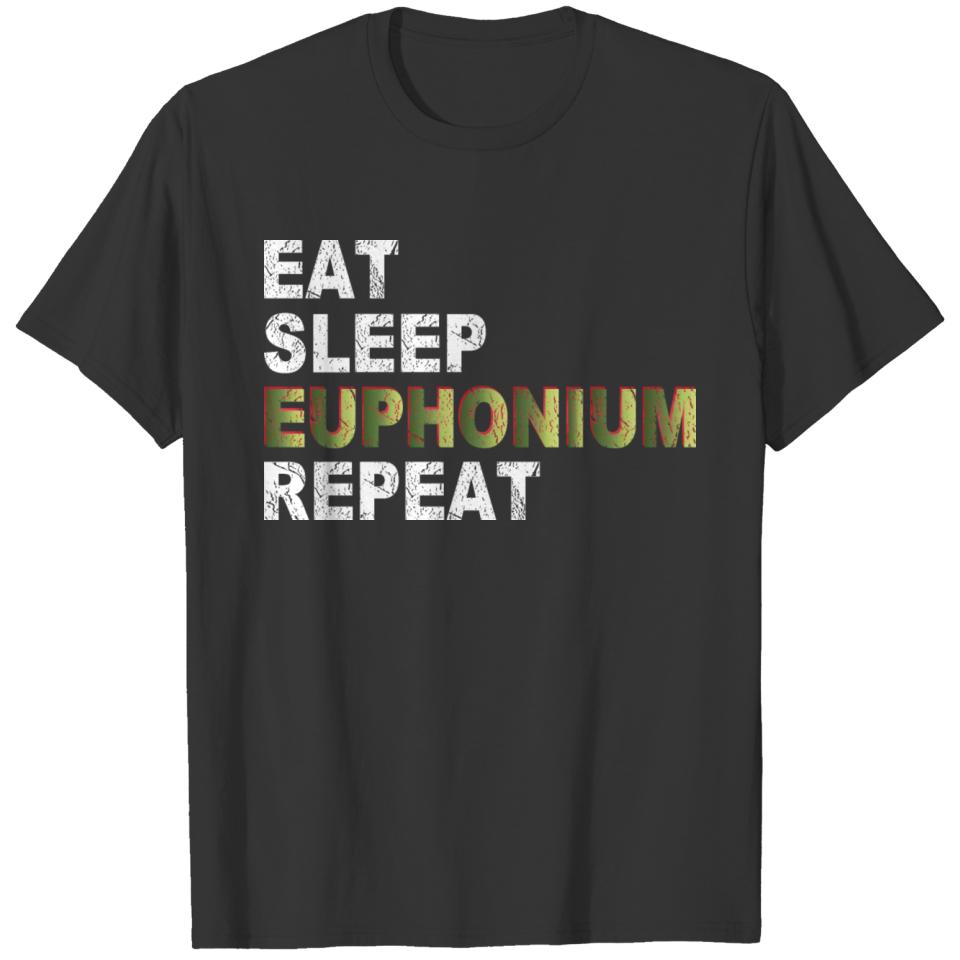 Eat Sleep Euphonium Repeat T-shirt