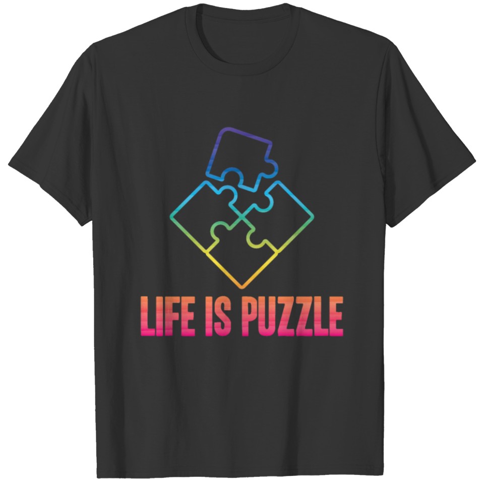 Puzzle - Life Is A Puzzle - Game Night T-shirt