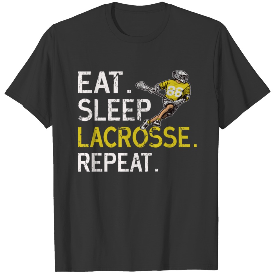 Lacrosse Play Ball Sports League Team T-shirt