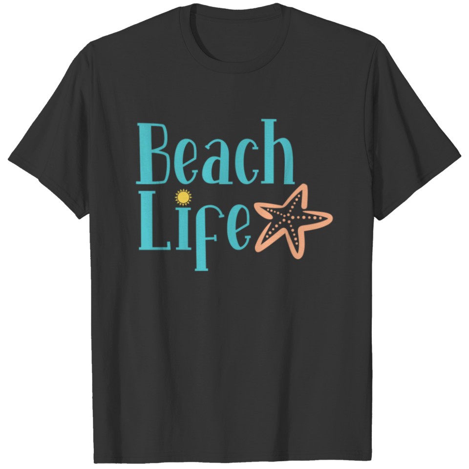 Summer Design Beach Life Starfish Beach T-shirt