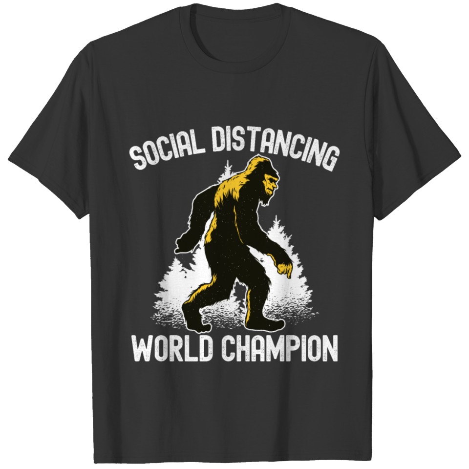 Social Distancing World Champion T-shirt