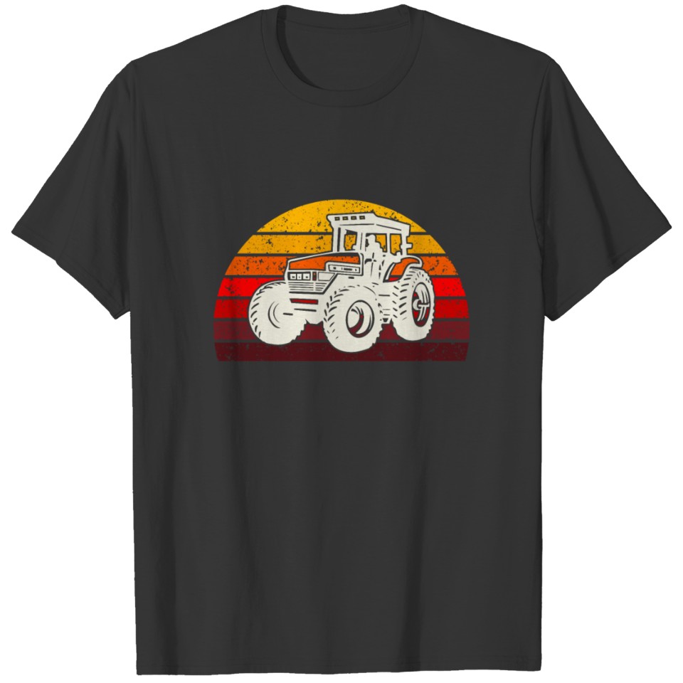 retro tractor farmer T Shirts vintage tractor