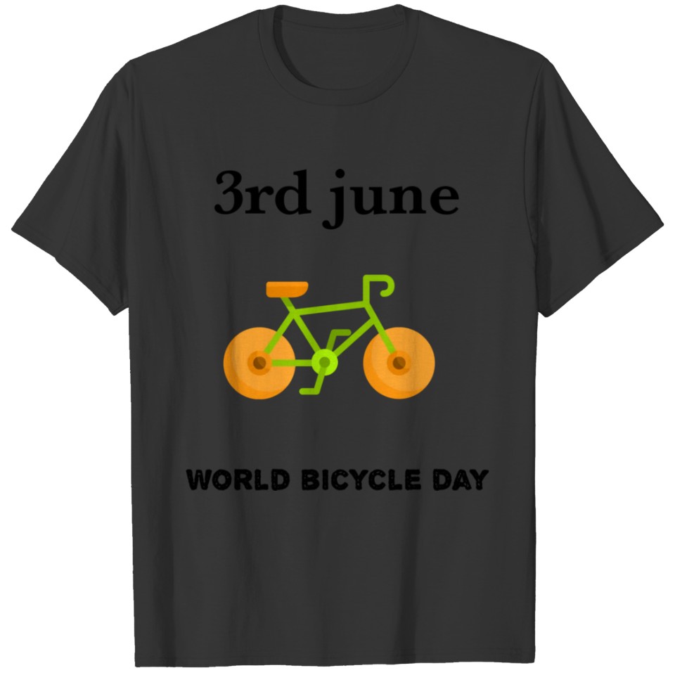 World bicycle day T-shirt