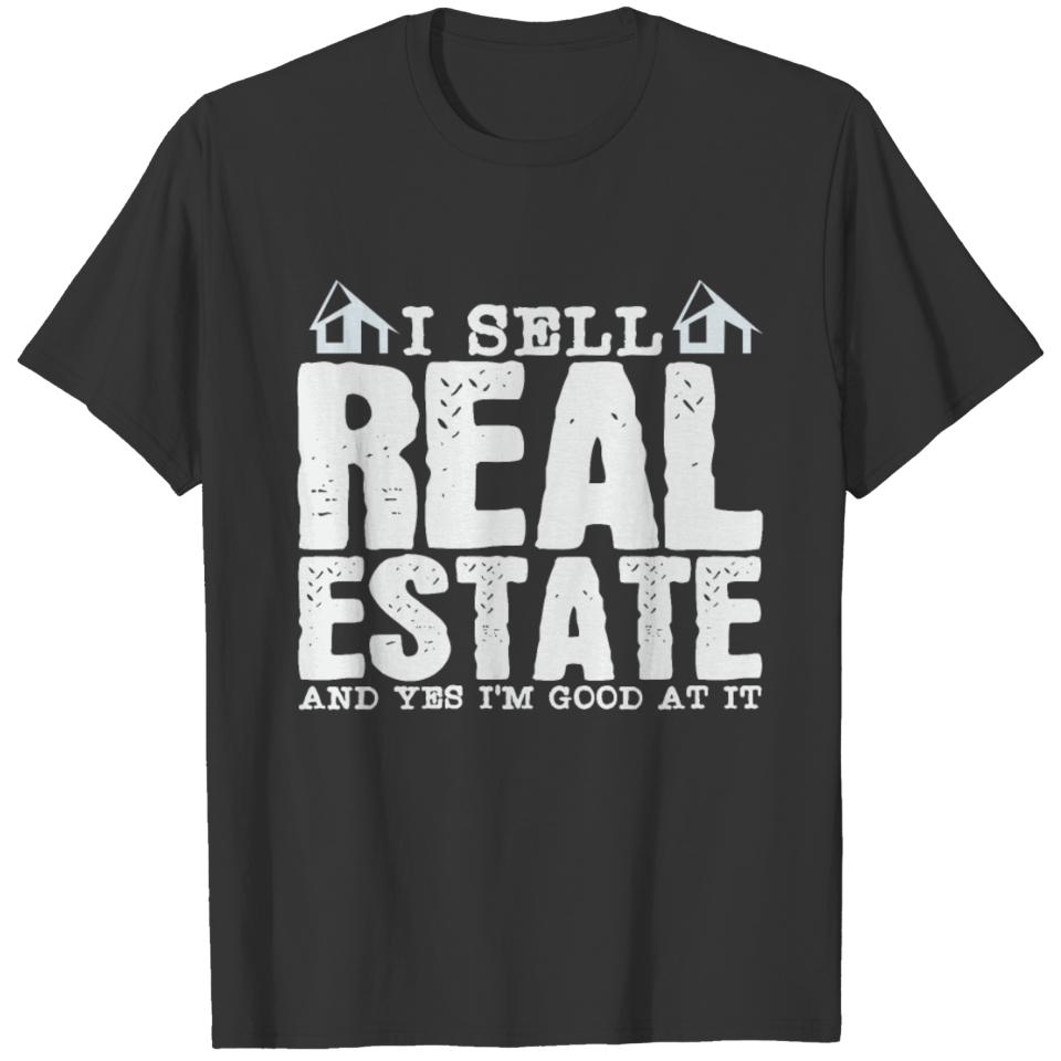 Real Estate Agent Joke Realtor Property Broker T-shirt