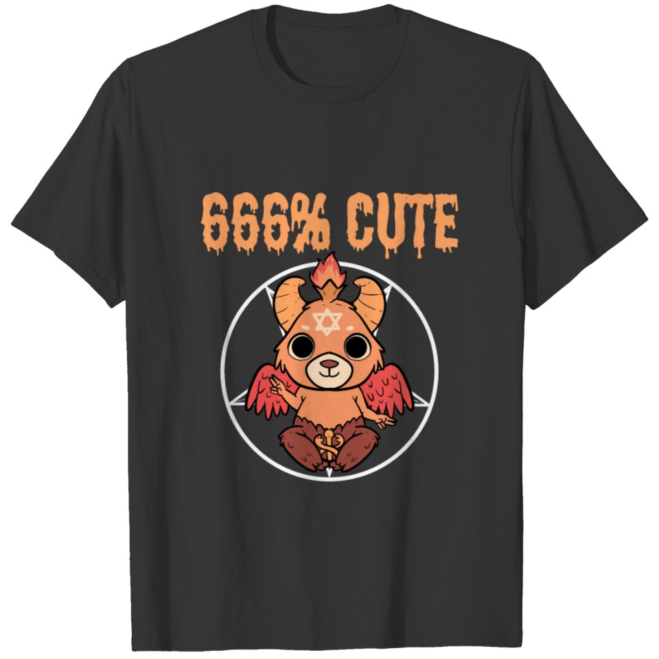 Baphomet 666 % Cute T Shirts