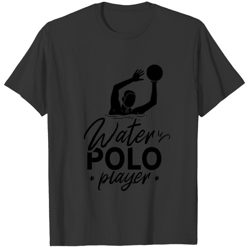 Water Polo Player Coach Beachball Team T-shirt