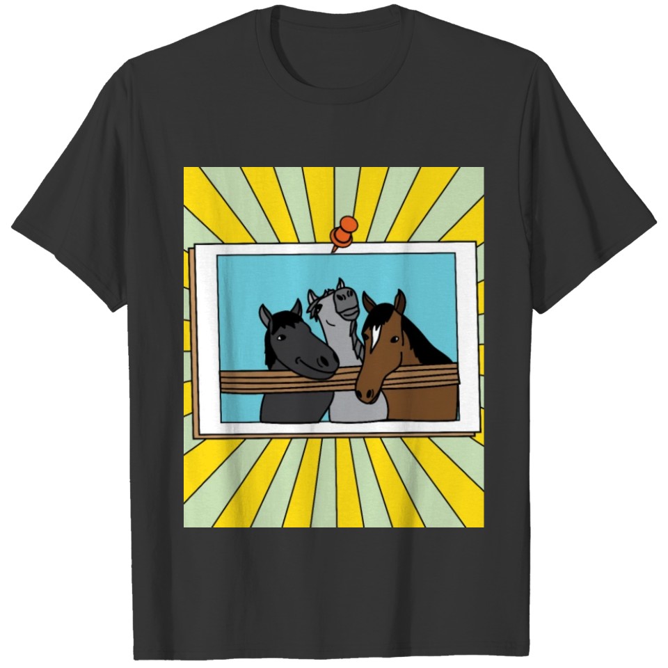 Horses Rider Pony Girl T-shirt