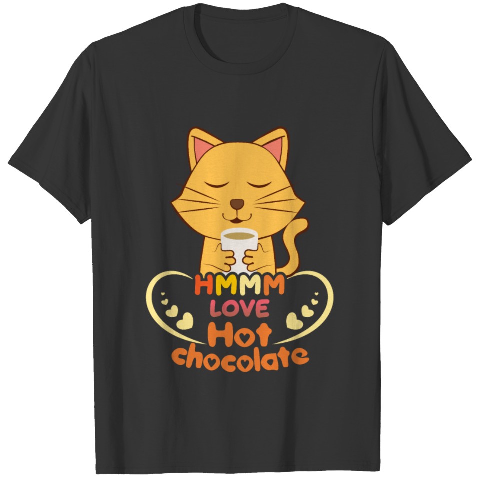 Cat Hot Chocolate T-shirt