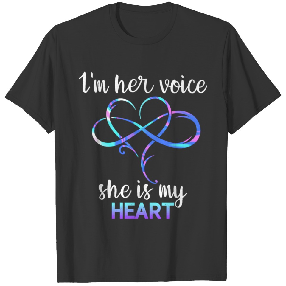Autism awareness heart T-shirt