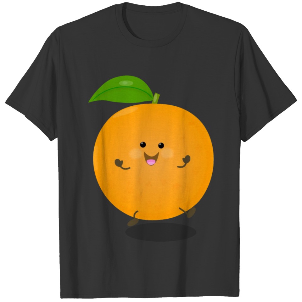 Cute dancing orange citrus fruit T Shirts