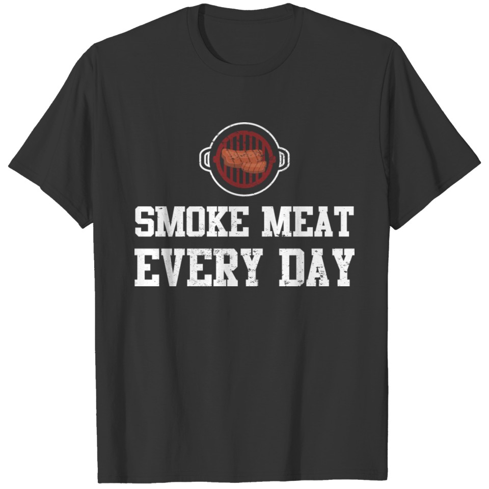 Meat Grill BBQ Party Birthday Summer Gift T-shirt