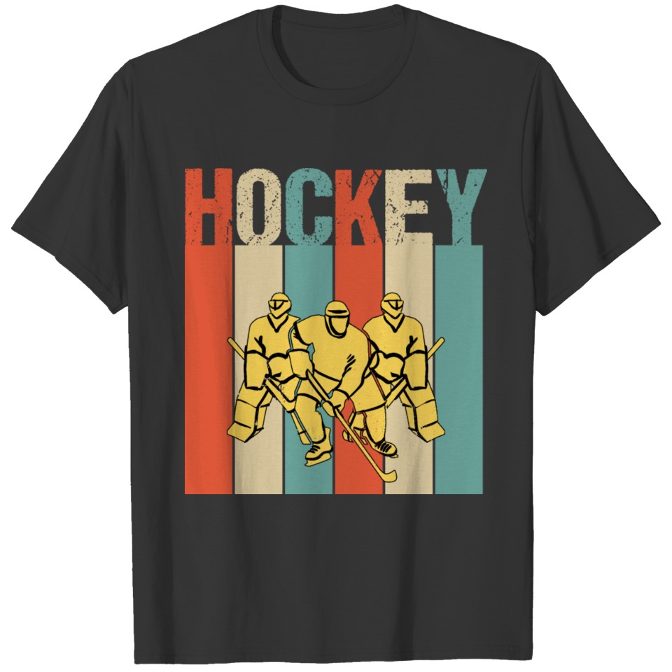 Ice Hockey Retro Players T-shirt