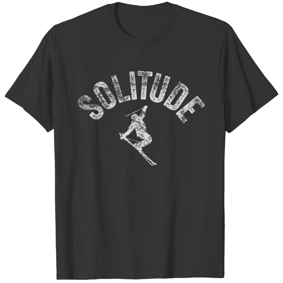 Solitude Ut Ski Skiing Utah Cool Salt Lake Winter T-shirt