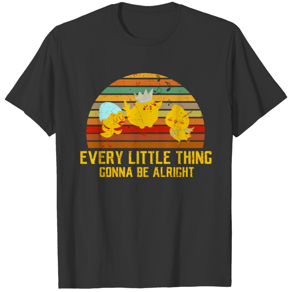 Every Little Thing Is Gonna Be Alright Bird Vintag T-shirt
